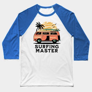 Surfing Master Baseball T-Shirt